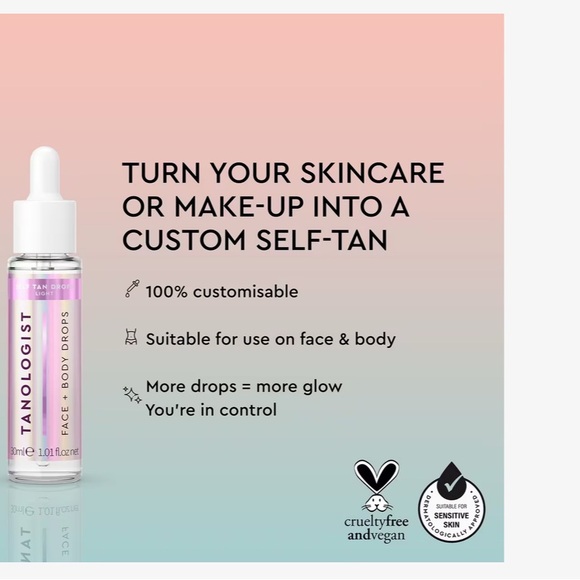 Tanologist | Face & Body Tanning Drops LIGHT | Bronzing Without The Breakouts 2 - Picture 8 of 8